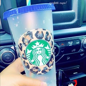 Starbucks confetti cup
